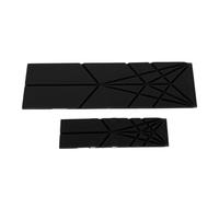 Xixian Cucharas Medidoras 3 en 1, Polígonos Plegables, Utensilio de Cocina Multifuncional para Alimentos Complementarios para Bebés (Negra)