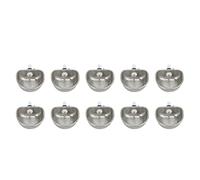 Xixian Cuenco de Agua para Tetina de Conejo Acero Inoxidable, 10 Uds., Comedero Ajustable Resistente a la Masticación para Jaulas
