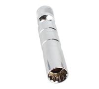 Xixian Enchufe Giratorio Magnético con Accionamiento de 3/8 Pulgadas, Herramienta de Bujía Universal Acero Al Cromo Vanadio 12 Puntos para Reparación Automóviles en Espacios Reducidos (14 mm (9/16