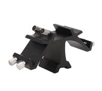 Xixian Estante con Ranuras Fijas para Telescopio Astronómico - Base de Montaje en Cola de Milano Aluminio Negro 3 Ranuras