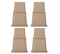 Xixian Juego de Elevadores de Muebles Ajustables - 4x5 + 4x3 Pies Elevadores para Sofá y Silla Cama para Almacenamiento Adicional y Fácil Acceso (Marrón)
