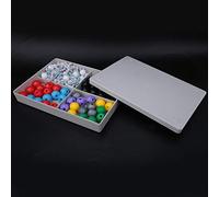 Xixian Kit de Modelo Molecular de 140 Piezas para el Aprendizaje Química orgánica: átomos Bolas y Barras con 80 átomos y 60 Enlaces