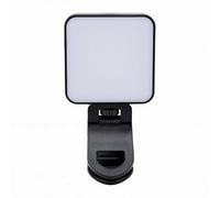 Xixian Luz Magnética para Selfies con Iluminación Mejorada para Fotografía Profesional Mientras Viaja (Negro)