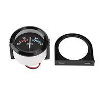 Xixian Medidor de Voltímetro de Amperímetro de Automóvil de 2 Pulgadas de 52 Mm, Medidor de Puntero 60-0-60A con Luz Posterior, Instalación Fácil para la Modificación del Automóvil,
