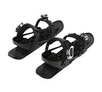 Xixian Mini Zapatos de esquí, Botas de Snowboard con Fijación Ajustable para Senderos Forestales Al Aire en Invierno, Se Adapta a Zapatos para Adultos EE. UU. 5-14, Equipo Metal Nailon Portátil
