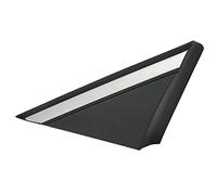 Xixian Moldura de Esquina del Pilar del Guardabarros Delantero Izquierdo para Sonata 2015-2019, Cubierta de Placa Triangular Espejo Lado Conductor 86180-C1000 Reemplazo ABS Cromado