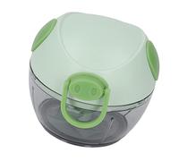 Xixian Picadora Manual de Ajo, Mini Procesador de Alimentos con Cuerda Manual para Verduras, Carne, Hierbas, Fabricante Alimentos para Bebés, Utensilio Cocina (Verde #11)
