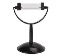 Xixian Prisma Triangular de Vidrio óptico de 80mm para Enseñanza Física, Herramienta Fotografía para Experimentos Refracción del Espectro Luz con Kit Soporte