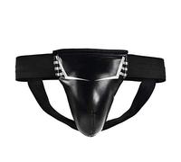 Xixian Protector de Ingle de Taekwondo para Hombre - Protector Entrepierna PU+EVA para Boxeo Karate Sanda