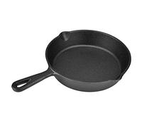 Xixian Sartén de Hierro Fundido Previamente Condimentado, Aislamiento Inmejorable e Incluso Calentamiento, Adecuado para la Incrustación de Cerámica Eléctrica de Inducción de Gas, la (20 cm)