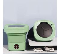 xixibuy Mini lavadora portatil con centrifugado, Lavadora pequeña para Ropa de Bebé, Ropa Interior o Artículos Pequeños, Dormitorio, Camping(EU-plug)(12L-verde)