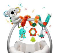 XIXILAND Juguetes de cochecito para bebés de 0 a 6 meses, juguete de asiento de coche, juguetes colgantes en espiral para cochecito, asiento de coche, cuna, juguetes sensoriales para bebés de 0 a 12