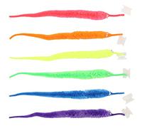 XiXiRan Juguetes de Gusanos Mágicos, 12 Pcs Lindo Gusano Mágico, Gusano de Juguete Peludo, Magic Twisty Worm, Twisty Fuzzy Worm, Oruga Mágica, Juguetes de Gusanos Difusos para Niños y Gatos