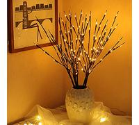 XiXiRan Lámpara de Ramas Led Con 5 Luces, Ramas de Sauce Iluminadas, Árbol de Ramita Artificial Para Decoración de Florero Interior y Exterior