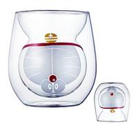 XiXiRan Taza Doble Cristal, Tazas de Vidrio Doble, Tazas de Vidrio Transparente, Taza de Café de Vidrio de Doble Pared da 200 ML, Vasos Térmicos de Doble Pared (Lindo Gato)