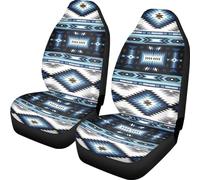 xixirimido - 2 piezas de fundas para asiento de coche aztecas, elásticas, universales, protector de cojín de auto para mujer