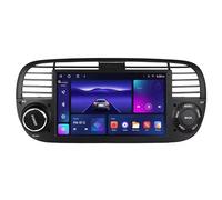 XIXIYAN Android 15 Car Stereo 9 Pulgadas Pantalla Táctil Navegación GPS para FIAT 500 2007-2015 con Pantalla Coche Conecta Y Reproduce Bluetooth Multimedia cámara Trasera,8 Core 4G+WiFi 6G+128G