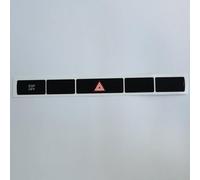 XIXIYAN Etiqueta Engomada del Coche Botón para Audi A6/A6L ESP Emergency Stickers, Etiqueta engomada de botón Aire Acondicionado de Coche Pegatina de botón para salpicadero de Coche,C