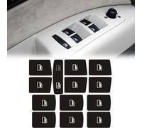XIXIYAN Etiqueta Engomada del Coche Botón para Audi A6/A6L Q7 Windows Button Repair Stickers, Etiqueta engomada de botón Aire Acondicionado de Coche Pegatina de botón para salpicadero de Coche