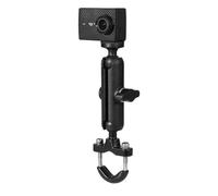 XiXiYang Soporte giratorio de 360° para cámara de motocicleta, soporte universal para cámara de acción con amortiguador de vibración para GoPro Hero, DJI Osmo Action, Insta360 - Manillar, soporte de