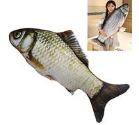 XIYUAN Juguete de peluche de pez de simulación gigante/almohada de juguete/juguete de peluche, utilizado para regalos de decoración del hogar, almohada de juguete (80 cm)