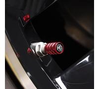 XIYUANFA 4 Piezas Coches Tapas Válvula Neumáticos para MG 3, 4, 5, 6, 7 HS, ZS, EHS, Coches Tapones Válvula Tapones Ruedas Valve Caps Duradera Accesorios,Red