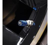XIYUANFA 4 Piezas Coches Tapas Válvula Neumáticos para MG Mulan 2022-, Coches Tapones Válvula Tapones Ruedas Valve Caps Duradera Accesorios,Blue