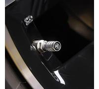 XIYUANFA 4 Piezas Coches Tapas Válvula Neumáticos para MG Pilot 2020-, Coches Tapones Válvula Tapones Ruedas Valve Caps Duradera Accesorios,Silver