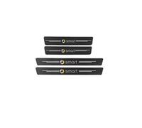 XIYUANFA 4 Piezas Decoración Estribos Pegatinas para Smart Fortwo 451 453, Fibra Carbono Protectores Umbral Puerta Coche Antide Slizante Antiarañazos,B