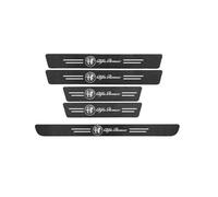XIYUANFA 4 Piezas Protectores Umbrales Puertas Coche para Alfa Romeo Alfa 6 1979-1986, Fibra Carbono Decoración Estribos Coche Pegatinas Protective Umbral Antide Slizante