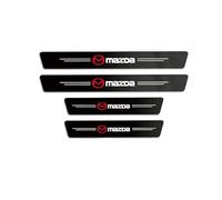 XIYUANFA 4 Piezas Protectores Umbrales Puertas para Coche para Mazda Axela 2003-2019, Fibra Carbono Tira Umbral Coche Película Protectora Pintura,A