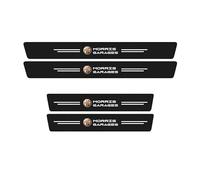 XIYUANFA 4 Piezas Protectores Umbrales Puertas para Coche para MG MG6 II 2021-, Fibra Carbono Tira Umbral Coche Película Protectora Pintura