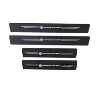 XIYUANFA 4 Piezas Protectores Umbrales Puertas para Coche para MG Mulan 2022-, Fibra Carbono Tira Umbral Coche Película Protectora Pintura,A