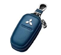 XIYUANFA Coche Cuero Llavero Funda para Mitsu-bishi ASX Outlander Pajero Ralliart Colt, Estuches Bolsa Llaves Coche Llavero Portallaves Cuero Organizador Portátil Impermeable,C