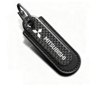 XIYUANFA Llaveros Coche para Mitsubishi Space Star 2019-2023 2024, Llavero Automovil Claves Ligero Resistente Hombres y Mujeres Coche Accesorios Key Chain Car,Black