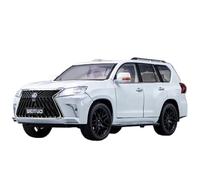 XIYUEYING 1 18 for LX570 SUV, aleación de Alta simulación, Kits de Modelos de Coches, Juguetes for niños, réplica de colección(White)