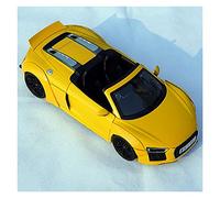 XIYUEYING 1/18 para Audi R8 V10 Roadster 2017 Metal Fundido A Presión Edición Modificada Coche Deportivo Modelo Artesanal(Yellow)