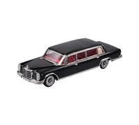 XIYUEYING 1:18 para Benz Pullman W100 Benz 600, Colección De Coches En Miniatura De Aleación, Modelo De Coche para La Colección De Cumpleaños De Un Amigo(Negro)
