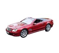 XIYUEYING 1:18 para Benz SL500 R230 Convertible De Cuatro Ojos Cacahuete Modelo De Coche Ligero Pantalla Estática Colección De Coches Clásicos