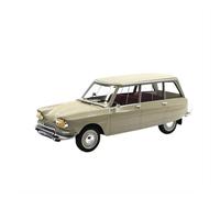 XIYUEYING 1:18 para Citroen Ami 6 Break 1967 Coches Clásicos Edición Limitada Resina Metal Modelo De Coche Estático Juguete Regalo(Beige)