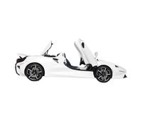 XIYUEYING 1 18 para Coche En Miniatura De Aleación McLaren ELVA Coche Deportivo Adorno Estático Colección De Regalos Navideños(White)