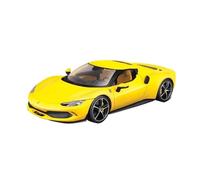 XIYUEYING 1 18 para Ferrari 296 GTB Aleación Miniatura Diecast Coche Modelo Juguetes Deportivos Coche Niños Colección De Navidad(Yellow)