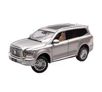 XIYUEYING 1:18 para Great Wall Tank 500 SUV Vehículo Todoterreno De Aleación Modelo De Adornos Colección Estática Juguetes De Hobby(Plata)