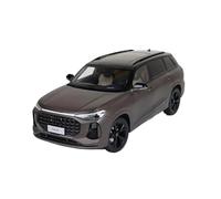 XIYUEYING 1: 18 para SAIC Q6 2022 Edición Ligera Todoterreno SUV Coche En Miniatura De Aleación Emulación Colección De Automóviles(Brown)