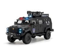 XIYUEYING 1 24 Fo Ford F550 Modificado Riot Car Aleación Dientes de Sable Modelo de Coche Armado Decoración Juguetes Regalo Decorado Escritorio 24CM Colección Recuerdo Hombres Niños(Negro)