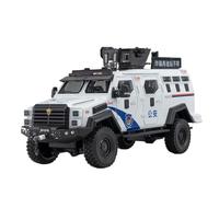 XIYUEYING 1 24 Fo Ford F550 Modificado Riot Car Aleación Dientes de Sable Modelo de Coche Armado Decoración Juguetes Regalo Decorado Escritorio 24CM Colección Recuerdo Hombres Niños(White)