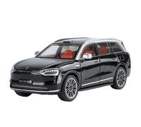 XIYUEYING 1:24 para AITO Ask The World M9 Modelo de aleación Simulación de automóvil Todoterreno de aleación de 21 cm Escritorio Decorado en Azul para conmemorar a los niños(Negro)
