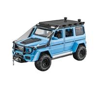 XIYUEYING 1:24 para Benz G550 Adventure 4X4 Modelo De Coche De Juguete Fundido De Aleación Juguete Coleccionable con Sonido Y Luz(Azul)