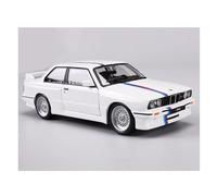 XIYUEYING 1 24 para BMW M3 E30 1998 Modelo de Coche de aleación Colección de simulación Mini Vintage Decorado Juguete de Escritorio Blanco Regalos para Hombres y Mujeres