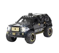 XIYUEYING 1:24 para Coche G.Patton con Modelo Acústico-óptico Coche En Miniatura De Aleación Juguetes Coleccionables Extraíbles para Niños(Negro)